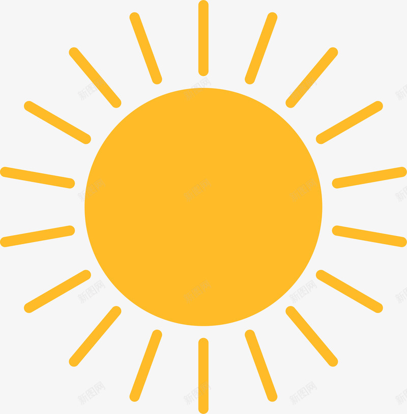 卡通太阳矢量图ai免抠素材_88icon https://88icon.com 光线 卡通 夏天 夏季 夏日 太阳 矢量图设计 设计 阳光 黄色 矢量图