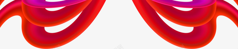 红色渐变丝带元旦png免抠素材_88icon https://88icon.com 丝带 元旦 渐变 红色