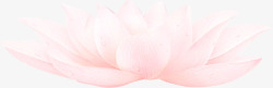 创意合成手绘粉色的莲花造型素材