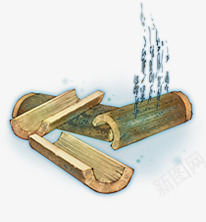 手绘中国风竹子竹简图标图标