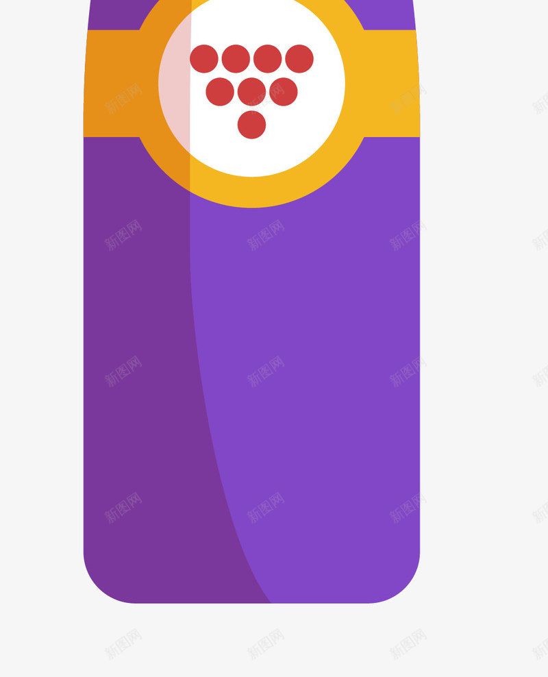 酒瓶png免抠素材_88icon https://88icon.com 2018 元旦装饰品 扁化 新年装饰品 瓶子 矢量酒瓶 红酒