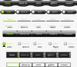 网页导航栏素材