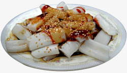 猪肠粉广东传统小吃素材
