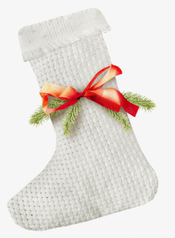 圣诞节袜子礼物丝带素材
