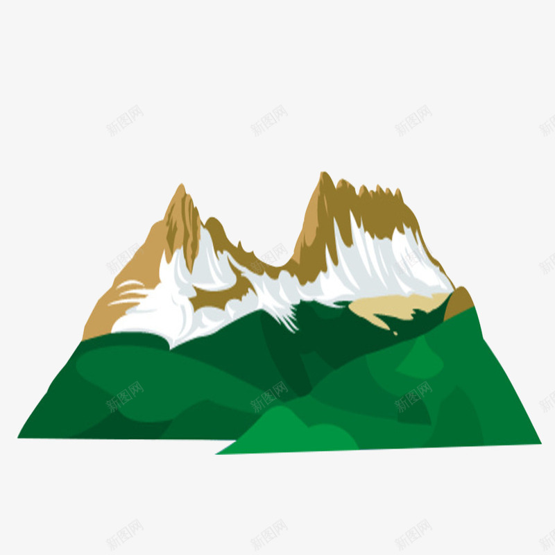 绿色山岭png免抠素材_88icon https://88icon.com 山岭 山峰 悬崖峭壁 植物 爱护自然 环保 陡峭 雪山