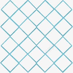 蓝色菱形格子网素材