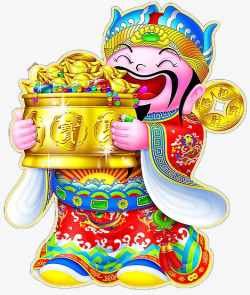 财神的祝福素材