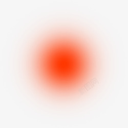 红色光晕圆形元旦素材