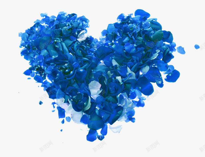 精美蓝色的花瓣组成的心图psd免抠素材_88icon https://88icon.com 一堆花瓣 免抠 免抠图 心 心形 精美 花 花朵 花瓣 蓝色