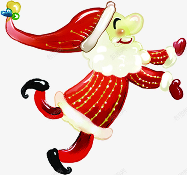 卡通小丑圣诞元旦双节同庆png免抠素材_88icon https://88icon.com 元旦 卡通 同庆 圣诞 小丑