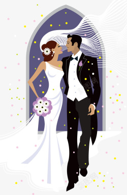 时尚结婚现场素材