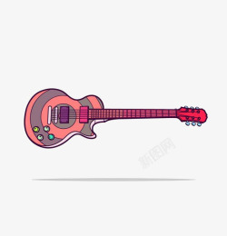 合成器电子音乐卡通吉他高清图片