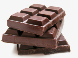 一堆巧克力块素材