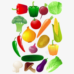 蔬菜粮食素材