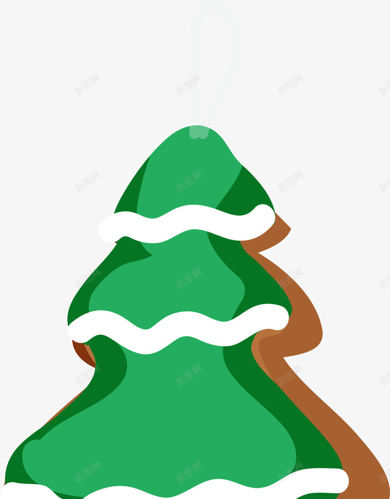 绿色卡通圣诞树挂件png免抠素材_88icon https://88icon.com 圣诞快乐 圣诞树 圣诞节 树木挂件 绿色挂件 装饰图案