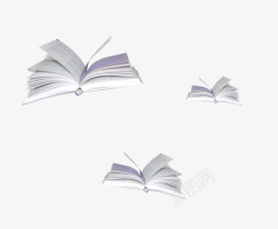 飞翔书籍飞翔的白色书籍高清图片