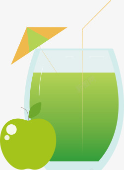 绿色苹果汁苹果汁高清图片