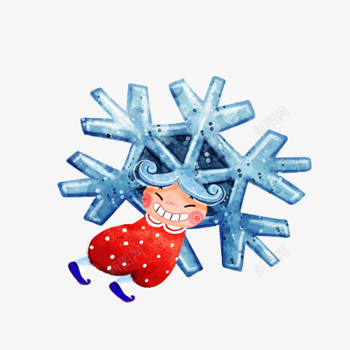 冰雪卡通人png免抠素材_88icon https://88icon.com 冰晶 冰雪 动漫 卡通画 可爱