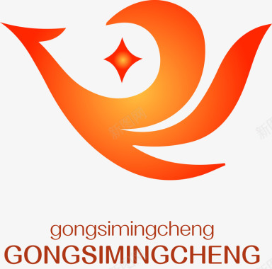 金融促销凤凰logo图标图标