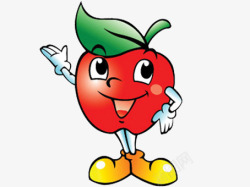 红苹果卡通素材