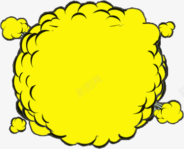黄色爆炸框说明鲜明png免抠素材_88icon https://88icon.com 爆炸 说明 鲜明 黄色