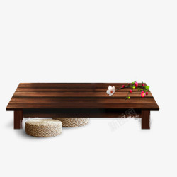 休闲木桌中国风木桌高清图片