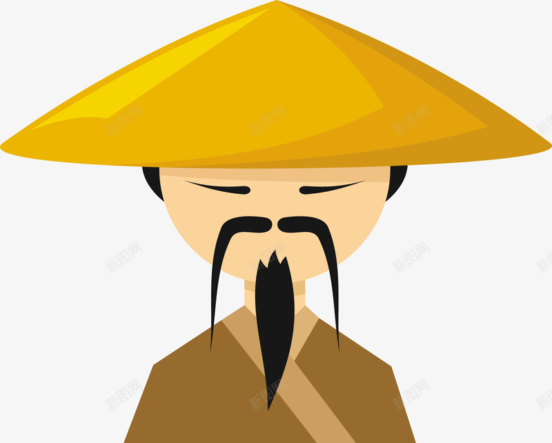 带着黄色斗笠的农民png免抠素材_88icon https://88icon.com 农民 农民PNG 带着斗笠的农民 矢量农民 黄色帽子