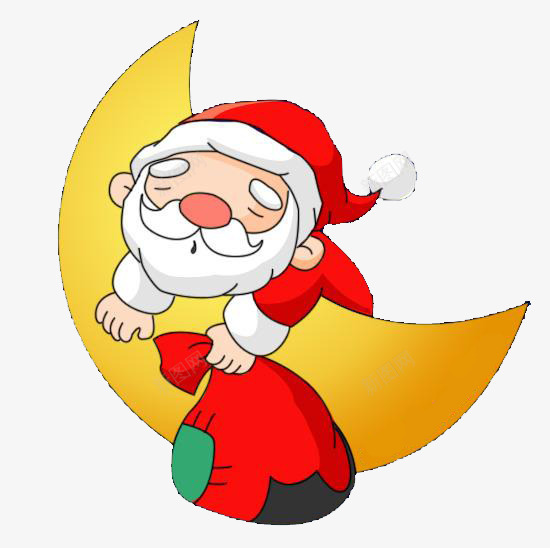 睡觉的圣诞老人png免抠素材_88icon https://88icon.com 卡通圣诞老人 可爱圣诞老人 圣诞 圣诞老人 圣诞节 月亮 睡着 睡觉 红色圣诞老人 红色圣诞节 送礼的老人