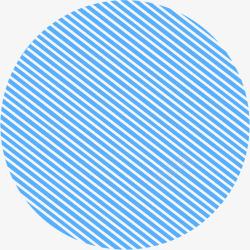 蓝色条纹圆形图案素材