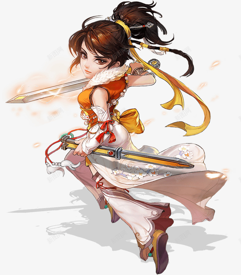 手绘Q版燕山雪png免抠素材_88icon https://88icon.com 手绘 燕山