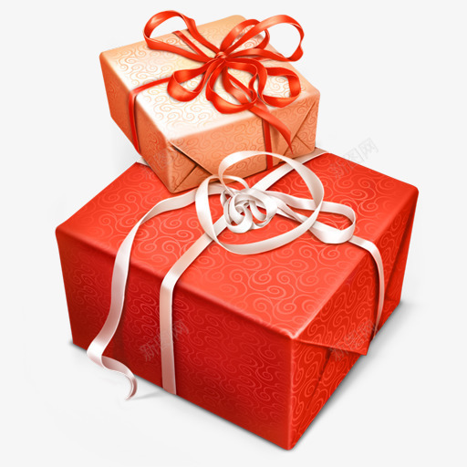 红色礼品红色礼物盒png免抠素材_88icon https://88icon.com 红色礼品 红色礼物盒