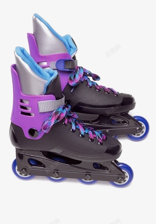黑色的单排溜冰鞋png免抠素材_88icon https://88icon.com 休闲 单排溜冰鞋 娱乐 滑冰