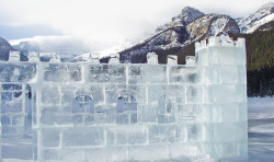 冬季雪山冰川冰块素材