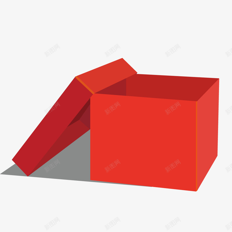 红色礼盒png免抠素材_88icon https://88icon.com 打开的礼品盒 打开的礼盒 礼盒 红色 红色礼盒