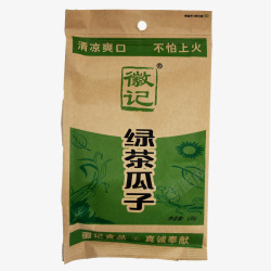 徽记绿茶瓜子素材