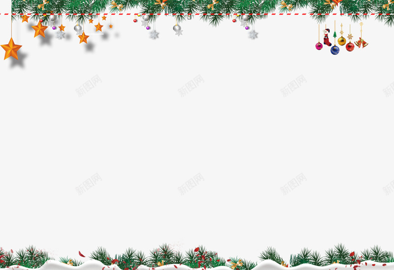 圣诞节装饰星星png免抠素材_88icon https://88icon.com 圣诞树 圣诞节装饰 彩带 彩球 花瓣 蝴蝶结 袜子 雪地 雪花