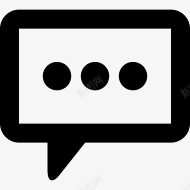 对话框3圈内的对话框图标图标