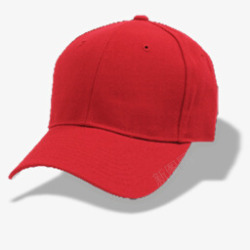 红色帽子鸭舌帽素材