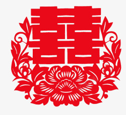 喜庆吉祥双喜字素材