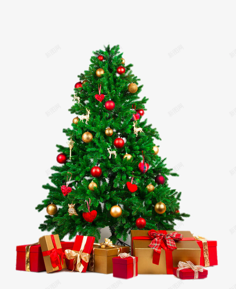 圣诞节圣诞树png免抠素材_88icon https://88icon.com png图片 png图片素材 免费png 免费png素材 圣诞节圣诞树 彩球 礼品 礼物 节日元素
