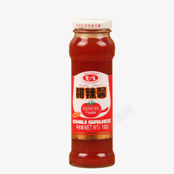 瓶装辣酱韩式美味甜辣椒酱高清图片