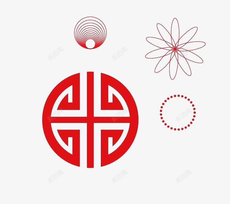 红色吉祥图案png免抠素材_88icon https://88icon.com 吉祥 图案 红色 红色吉祥图案