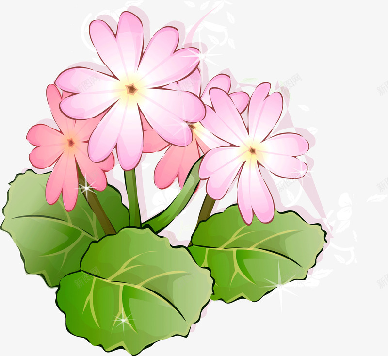 手绘风格荷叶荷花png免抠素材_88icon https://88icon.com 夏日 手绘风 荷叶 荷花