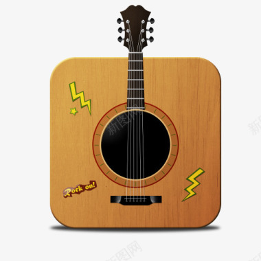 MUSIC吉他图标图标