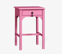 粉色高脚桌素材