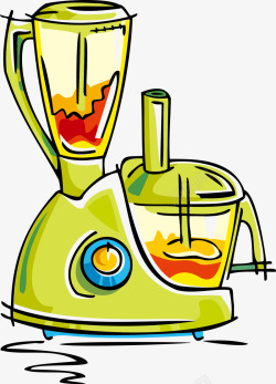 家用果汁机彩色榨汁机高清图片