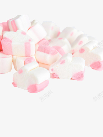 粉色可爱的棉花糖png免抠素材_88icon https://88icon.com 棉花糖 装饰 零食