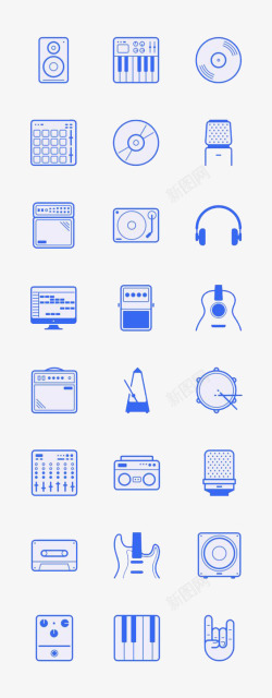 苹果耳机5音乐艺术类图标高清图片