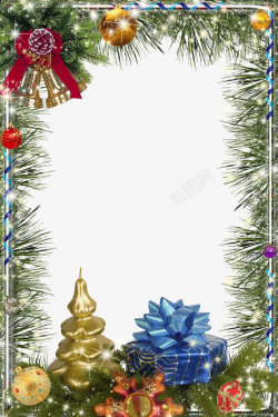 圣诞框架圣诞框架平面高清图片