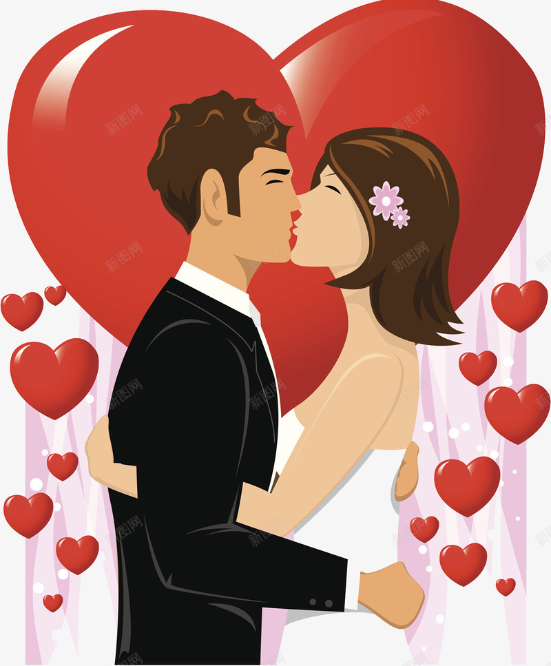 甜蜜新婚夫妇png免抠素材_88icon https://88icon.com 接吻 新婚夫妇 甜蜜 男女拥抱 结婚典礼